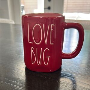 Rae Dunn Red Love Bug Mug